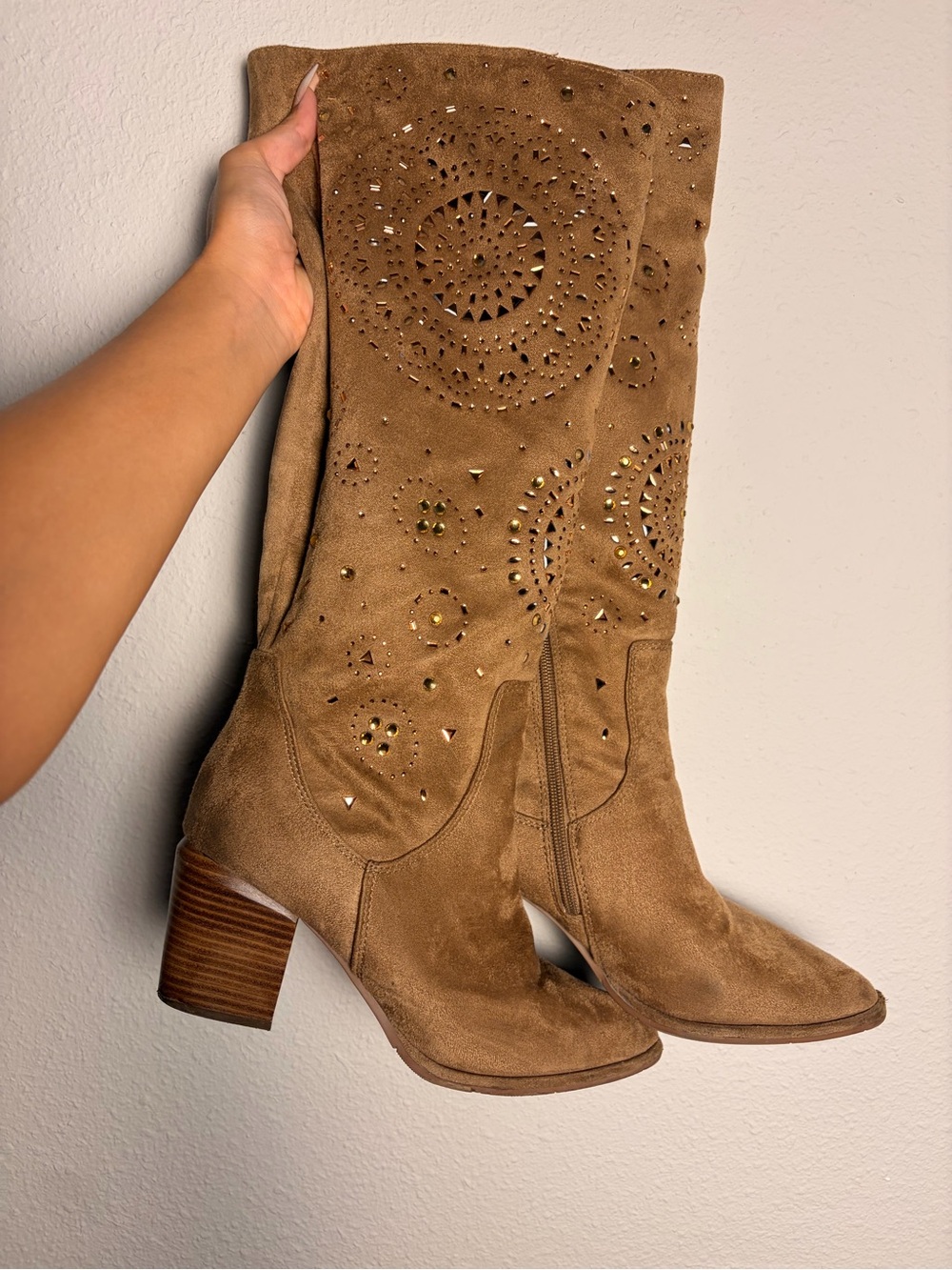 Studded Cowboy Boots